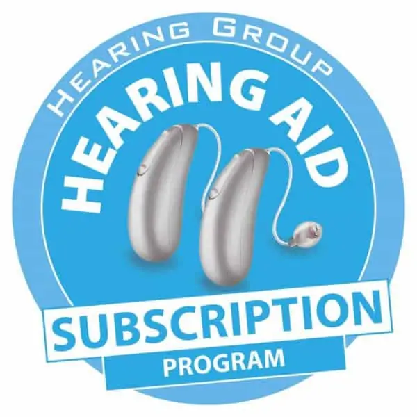 NEW Rechargeable Hearing Aid Subscription Program Logo